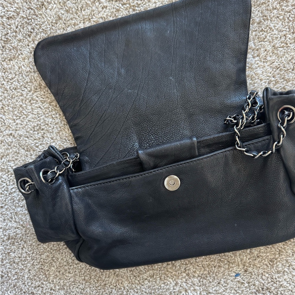 Vintage Chanel Black Quilted Shoulder Bag - Picture 8 of 15